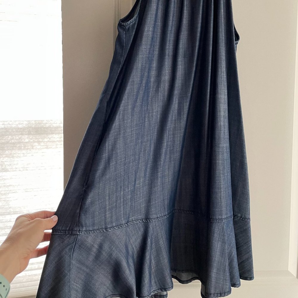 Laju Chambray A-Line Dress - Small
